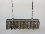 Antique Silver Glass Pendant