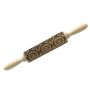 Wooden Christmas 3D Embossing Pattern Rolling Pins For Baking