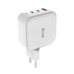 Snug 3 Port Pd usb Gan Wall Charger - 65W - White - Braintree Shop