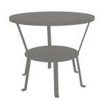 Suburban Side Table - Dark Admirality Grey