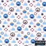 Printed Tton Nautical 15526 050
