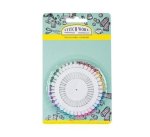 Haberdashery Pins Wheel 40PC Pearlised