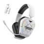 Onikuma GT883 Quad-mode Wireless Bluetooth Headphones - 2.4G White