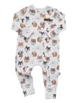 Lil Woofster Cotton Interlock Onesie