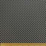 100% Tton Printed Black&white Polkadots 36