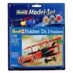 Revell Fokker DR.1 Triplane Model Kit W paints 1 72
