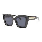 Black Cateye Smoke Sunglasses