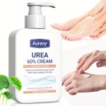 200ML Urea Cream 60% For Feet + 2% Salicylic Acid Urea Cream Urea Foot Cream For Rough Thick Dry Cracked Skin Soften & Moisturiz