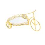 Bicycle Tray With Heart Gold