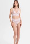 Statement Starlight Wirefree Plunge Bralette - Opal