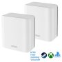 Asus BD4 Dual-band Wifi 7 Aimesh Extendable Router - 2 Pack