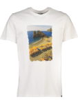 White Printed T-Shirt - XL White