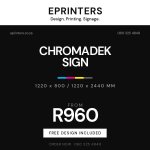 Chromadek Sign