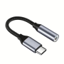 3.5MM To Usb-c Audio Adapter Compatible With Iphone 15/16 Android Phones