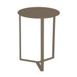 Paul Side Table - Mocha Bronze