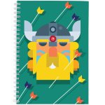 Green Vikings A4 Spiral Notebook