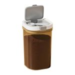 Szrunzhu Airtight Coffee CANISTER-60.8OZ Sugar And Dry Food Container Bpa Free With Spoon And Layered Storage For Grounds Coffee