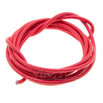 2.5MM Red Fibre Braided Wire 2 Meter
