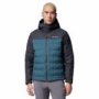 Men's Grand Trek III Down Hooded Jacket - 2XL Everblue Shark