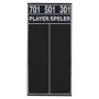 Dart Scoreboard 301/501/701