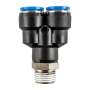Hose Fitting Y Joint 16MM - 1/2''''M