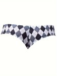 1PC Men's Print Low Waist Briefs Underwear