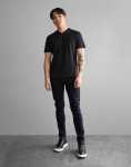Icon V-neck Black T-Shirt - XXL Black