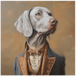 FSC2387 Printed Panel Weimaraner
