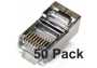 RJ45-P-650S Acconet CAT6 RJ45 Connectors Shielded Stranded/solid Core 50 Pack