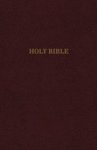 Kjv Reference Bible Personal Size Giant Print Bonded Leather Burgundy Indexed Red Letter Edition Leather Fine Binding