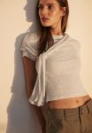 Fitted T-Shirt - Light Grey Marl