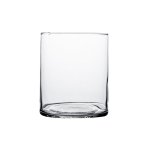 Glass Cylinder Vase 9X10CM