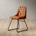 Kenridge Leather Dining Chair Bourbon