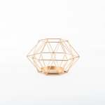 Geometric Round Candle Holder Medium