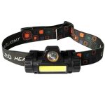 LED Headlamp Magnetic USB Rechargeable Cob Headlight