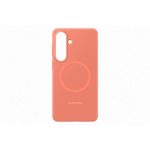 Samsung Galaxy S26+ Official Silicone Magnet Case Coral Red