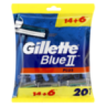 Blue II Plus Disposable Razors 20 Pack
