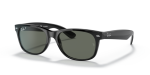 Ray-Ban - New Wayfarer - Black/Polarized Green Classic G-15 - Size 55