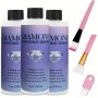 60ML/120ML/200ML Diamond Painting Sealer With 3 Pcs Brushes 5D Diamond Painting Art Glue Permanent Hold & Shine Effect Sealer Diamond Painting Puzzle