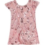 Girls Dusty Pink Party Dress With