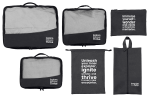 6 Piece Travel Organisers With Breathable Mesh - Teal