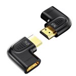 UNITEK 8K HDMI 90 And 270 Degree Vertical Flat Adapter