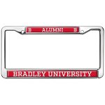 Bradley University Alumni Logo Full Size Standard License Plate Metal Frame