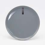 Gloss Dinner Plate - Grey Black