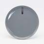 Gloss Dinner Plate - Grey / Black