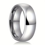 1PC 6 8MM Tungsten Steel Ring Frosted Comfortable Ring Suitable For Men's Engagement Wedding Size 5 -15.5