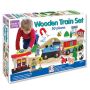 Wooden Train Set - 50 Pieces