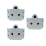 3 Pin Plug Adapter - Pack Of 3