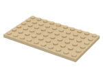 Parts Plate 6 X 10 3033 - Tan