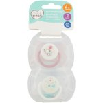 Made 4 Baby 2 Pack Symmetrical Pacifier Pink 6M+